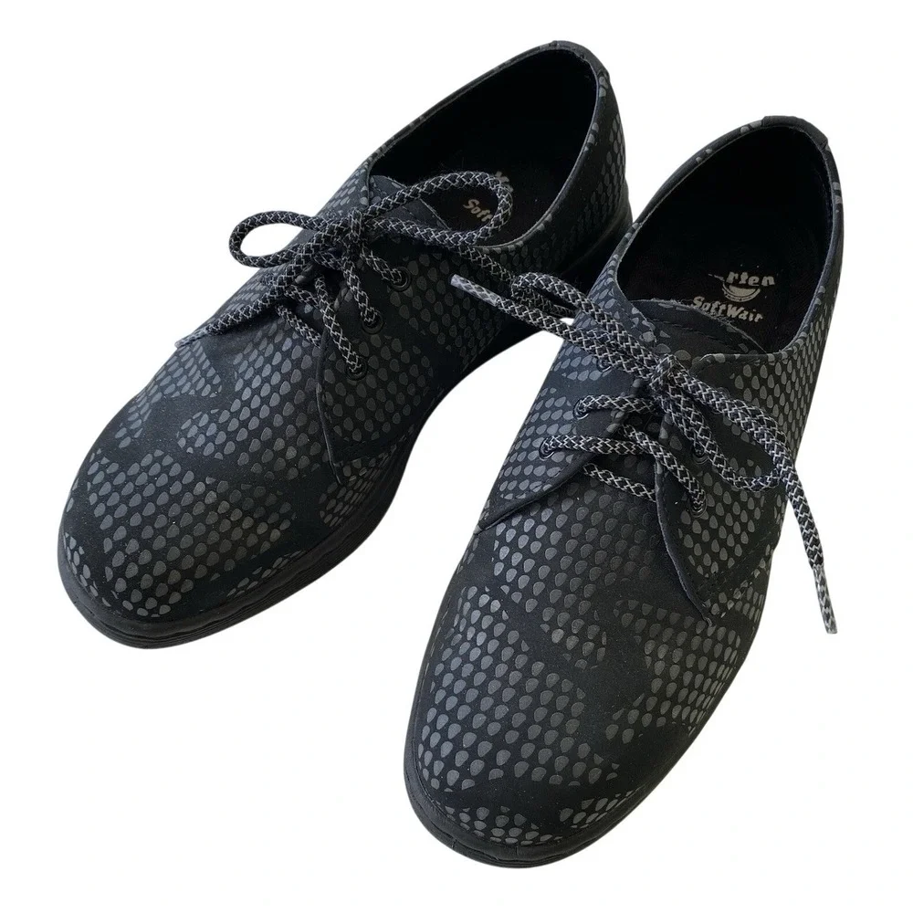 Dr. Martens Airwair Softwair Cavendish Oxford Shoes Black Camo Men 6 Women 7